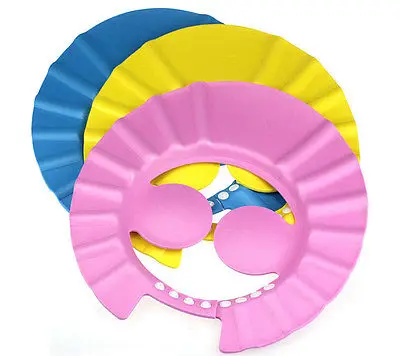 Шапка для мытья волос малышей шапка шампуня ванны и душа защитная детского