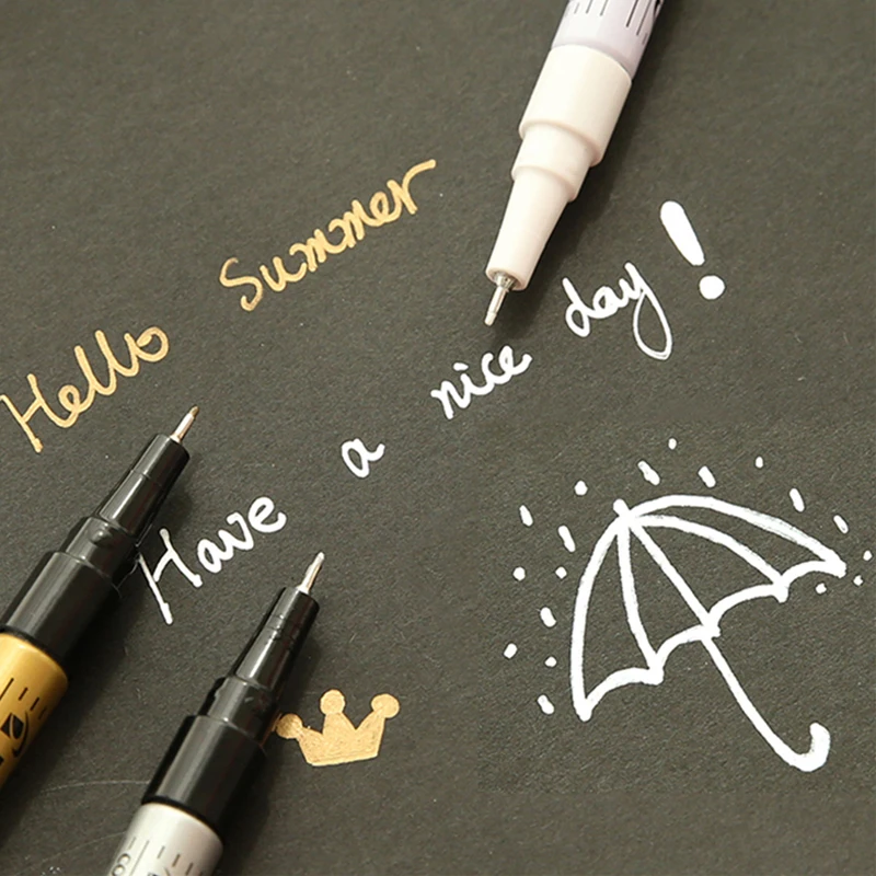 Японская ручка-пилот для рисования металлическая ручка специальная острая EF 0 7