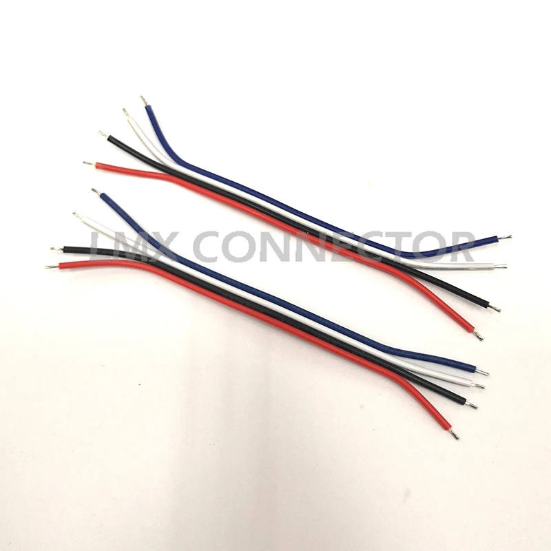 1000PCS UL1007 24AWG 4 Pin PVC Extension Cable Wire 95MM Parallel Tin Plated Обустройство дома