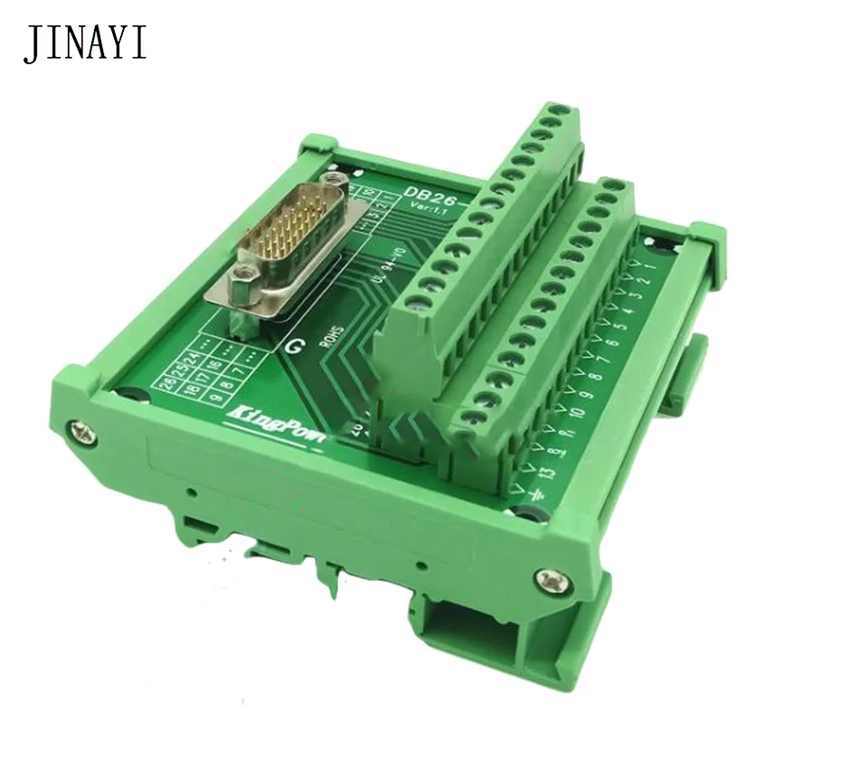 26 контактный DB26 мужской женский D SUB DR сигнальный терминал PCB Breakout Модуль Блок