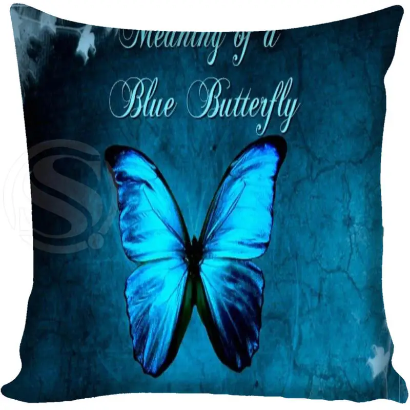 Pillowcase Изготовленный на заказ Наволочка с изображением бабочки площади молнии домашняя декоративная Подушка Крышка с двух сторон Печатный более size35X35 40 х 40 размером 45*45, 60X60 - Цвет: Pillowcase
