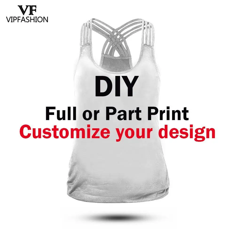 VIP Модные Бесплатная доставка 1MOQ DIY Настроить майка 3D цифровой женские ГС