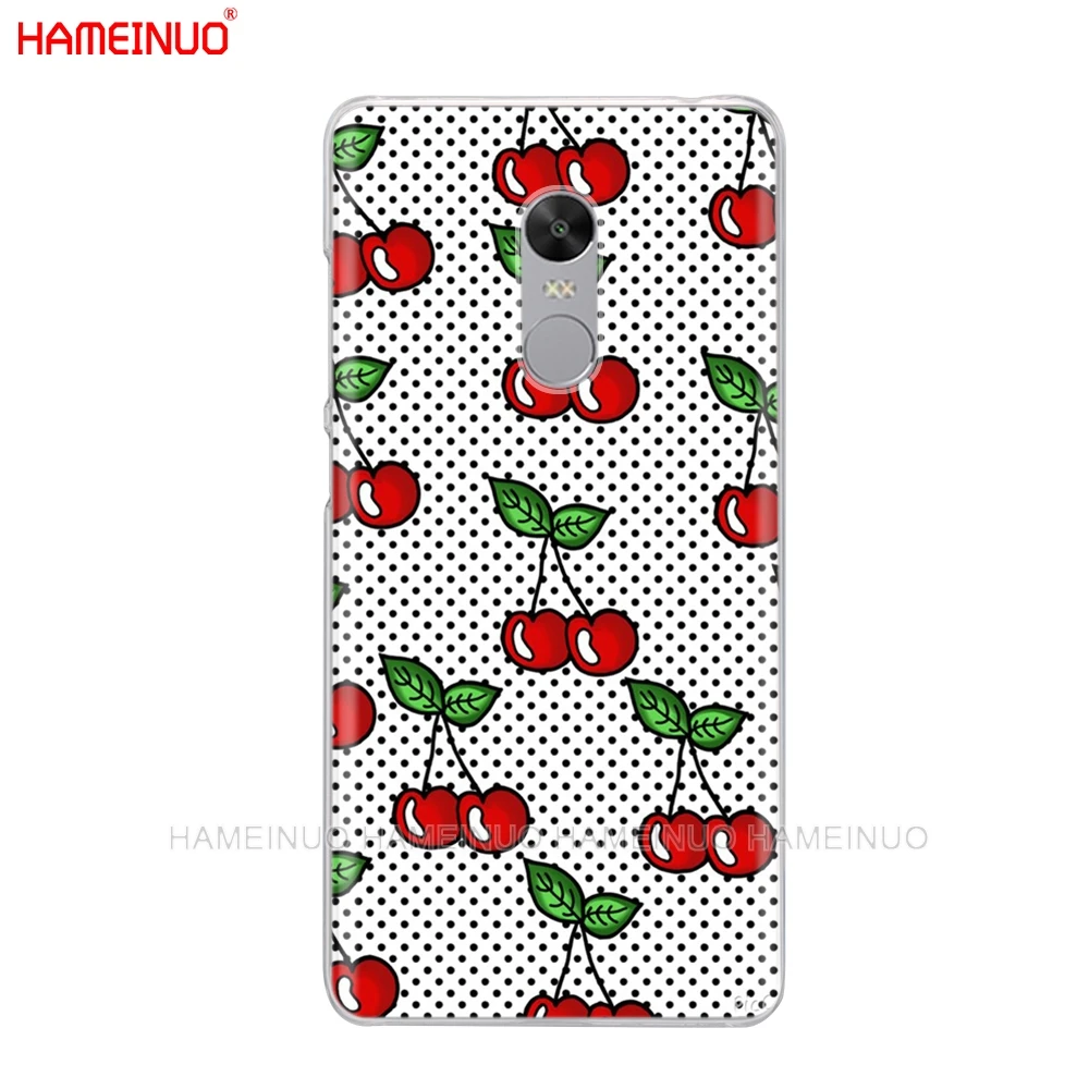 90596 HAMEINUO Фрукты Вишня Клубника Дизайн чехол для телефона для Xiaomi redmi 5 4 1 1s 2 3 3s pro PLUS redmi note 4 4X 4A 5A - Цвет: 90596