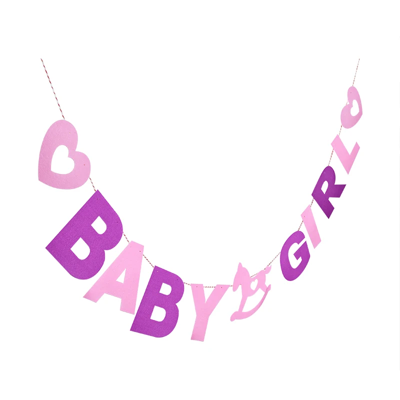 3M Baby Shower baby мальчик девочка войлок баннер украшение для вечеринки овсянка вечерние принадлежности для дня рождения украшения для детей