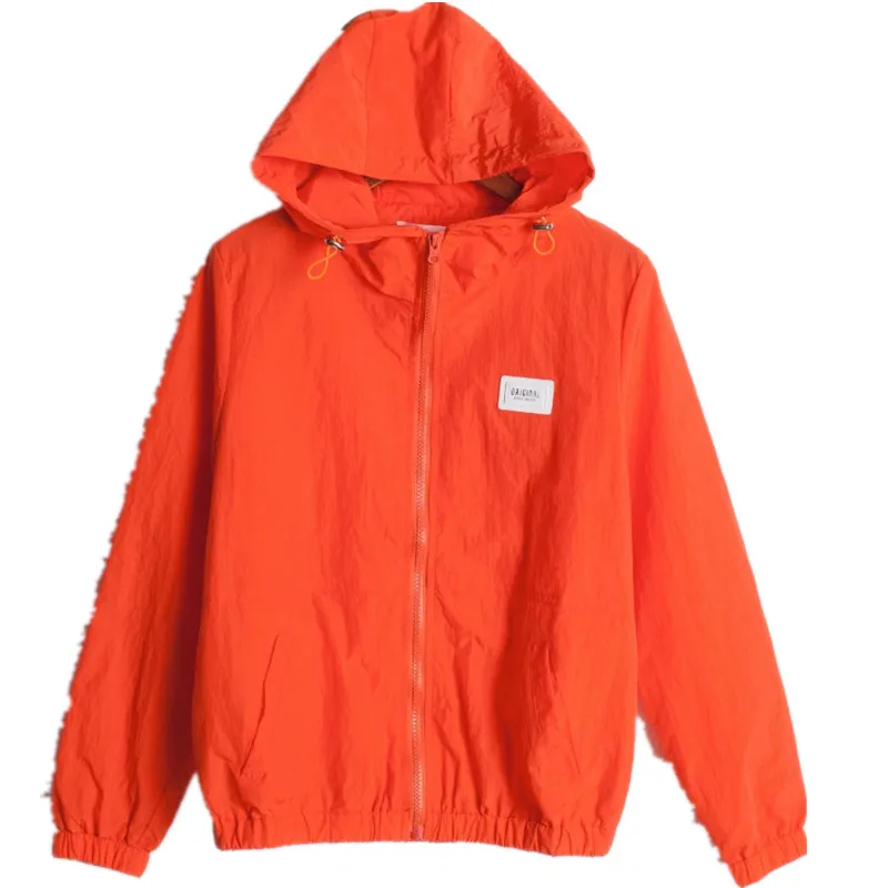 

Sun protection clothing female 2019spring and summer new Korean hooded loose wild short baseball clothing jacket thin jacket