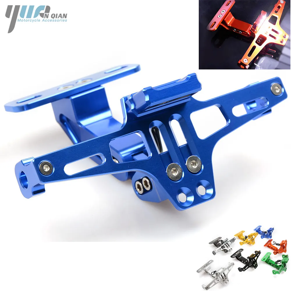

YUANQIAN Moto Licence Plate Holder Bracket Frame Number Plate For Yamaha T MAX TMAX 530 TMAX530 TMAX 500 XMAX 125 250 300 400