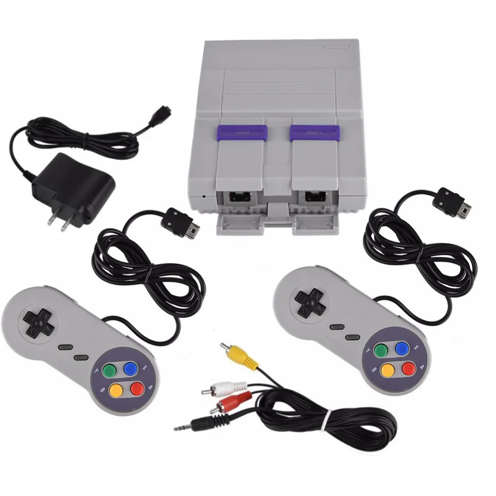 16 бит встроенный 94 игровая консоль с геймпад для ПФС SNES Для Nintendo супер мини