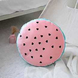 Watermelon Растения Фрукты Форма плюшевая подушка ананас арбуз кактус лист декор с печатью реквизит Подушка спинка диван стул девушки - Цвет: Watermelon