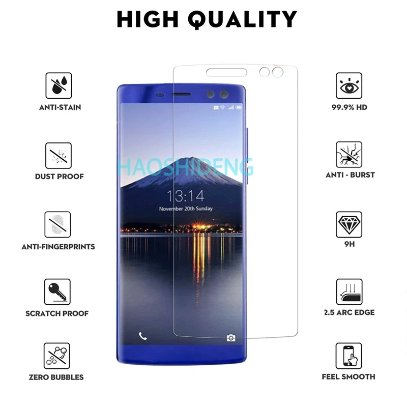 Полное закаленное стекло Для Doogee BL12000 Pro Защитное для экрана 2.5D 9 h