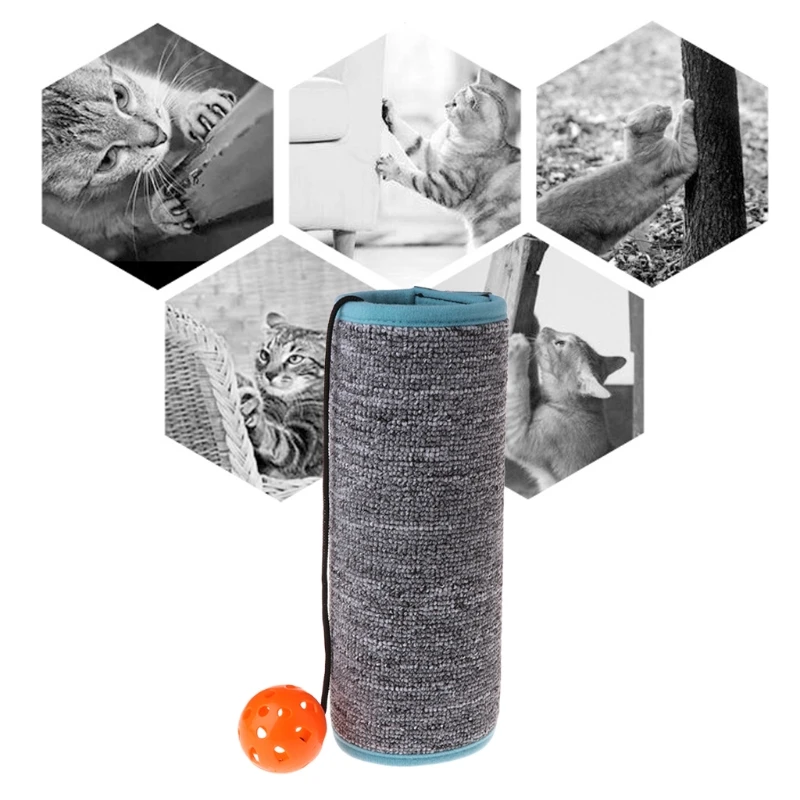 

Kitten Toy Cat Mat Ring Ball Scratch Board Scratcher Blanket Furniture Protector