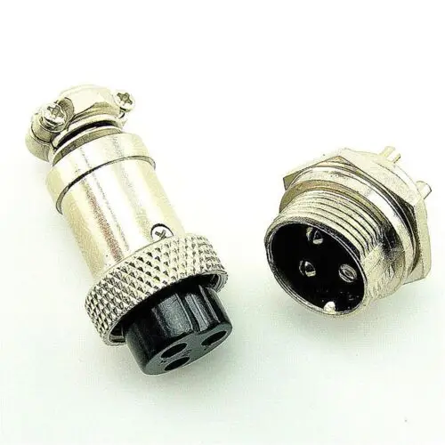 Новый авиационная вставка GX16 3 3pin 16 мм Мужской и Женский Панель металлический