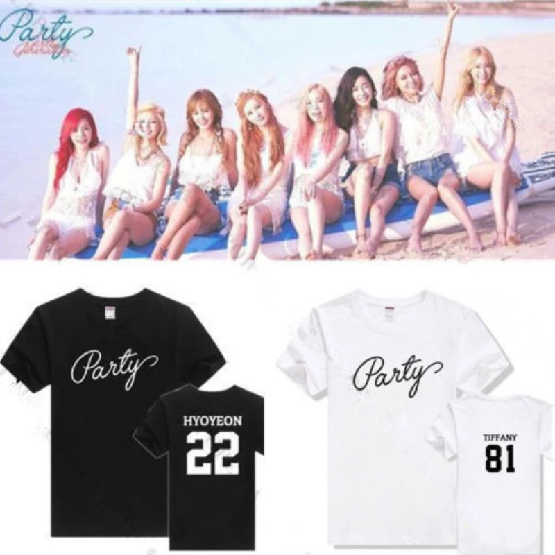 Mainlead KPOP футболка для девочек поколения костюм SNSD TaeYeon Yoona Футболка Топ|Футболки| |