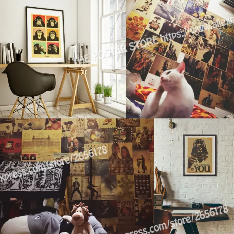 Лабиринт бегун постер фильма 2014 Старинные Ретро Украшения Плакат Home Decor Характер