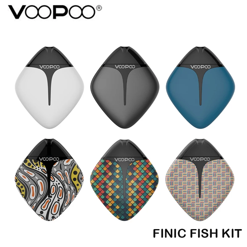 Оригинальный набор VOOPOO FINIC Fish Pod с аккумулятором 350 мАч вейп испарителем