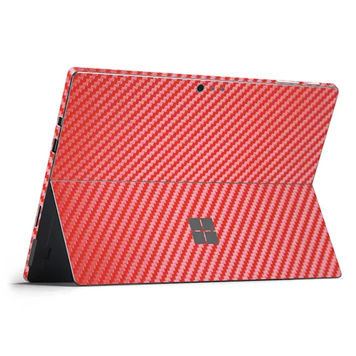 Carbon Fibre Red GOOYIYO-для поверхности Go sticker Pro 6 планшет нетбук виниловая наклейка углеродное волокно Surface Pro 4 5 поверхность кожи RT 1 2 наклейка - Цвет: Carbon Fibre Red