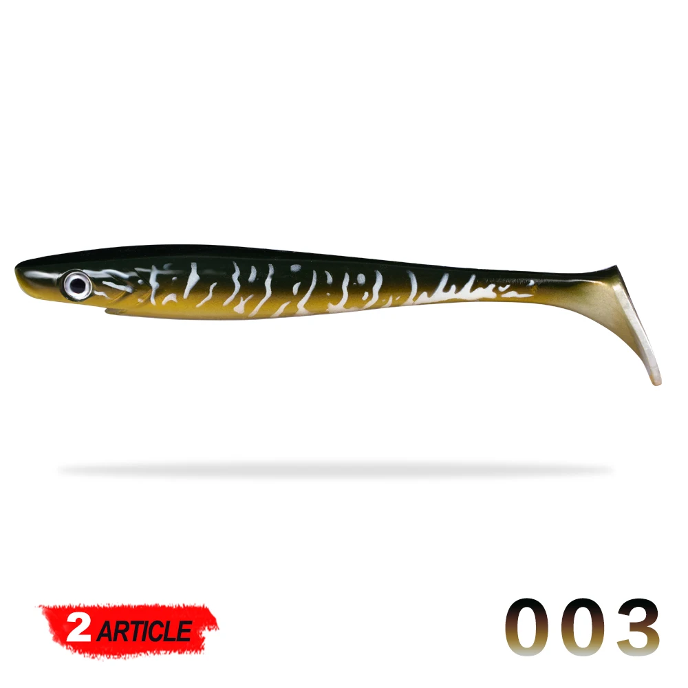 003 Hunthouse 2 шт./лот pro shad Щука приманка 20 см 50 г Краска Печать приманка весло хвост shad силиконовая souple leurre натуральный мускусный - Цвет: 003