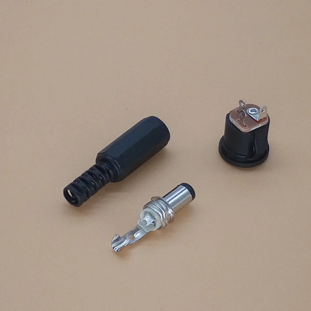 Штепсельная Вилка питания 10 пар 5 х2 1 мм|female dc power connector|male connectormale plug |