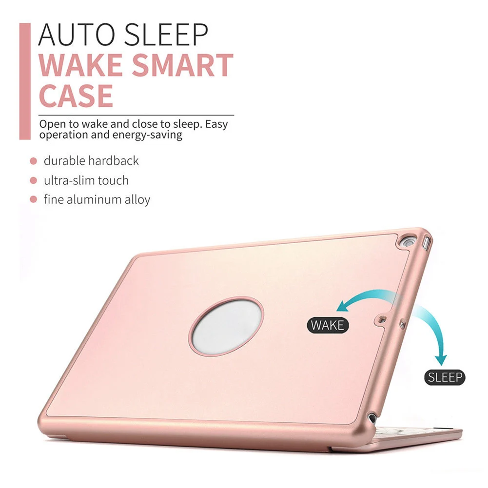 Алюминиевый Чехол-книжка с Bluetooth-клавиатурой для iPad Air 2 Pro 9 7 дюйма UY8 | Компьютеры и