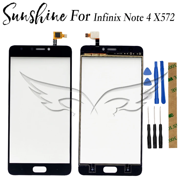 5.7 дюймовый 100% протестированный для Infinix Note 4 X572 сенсорный экран переднее стекло