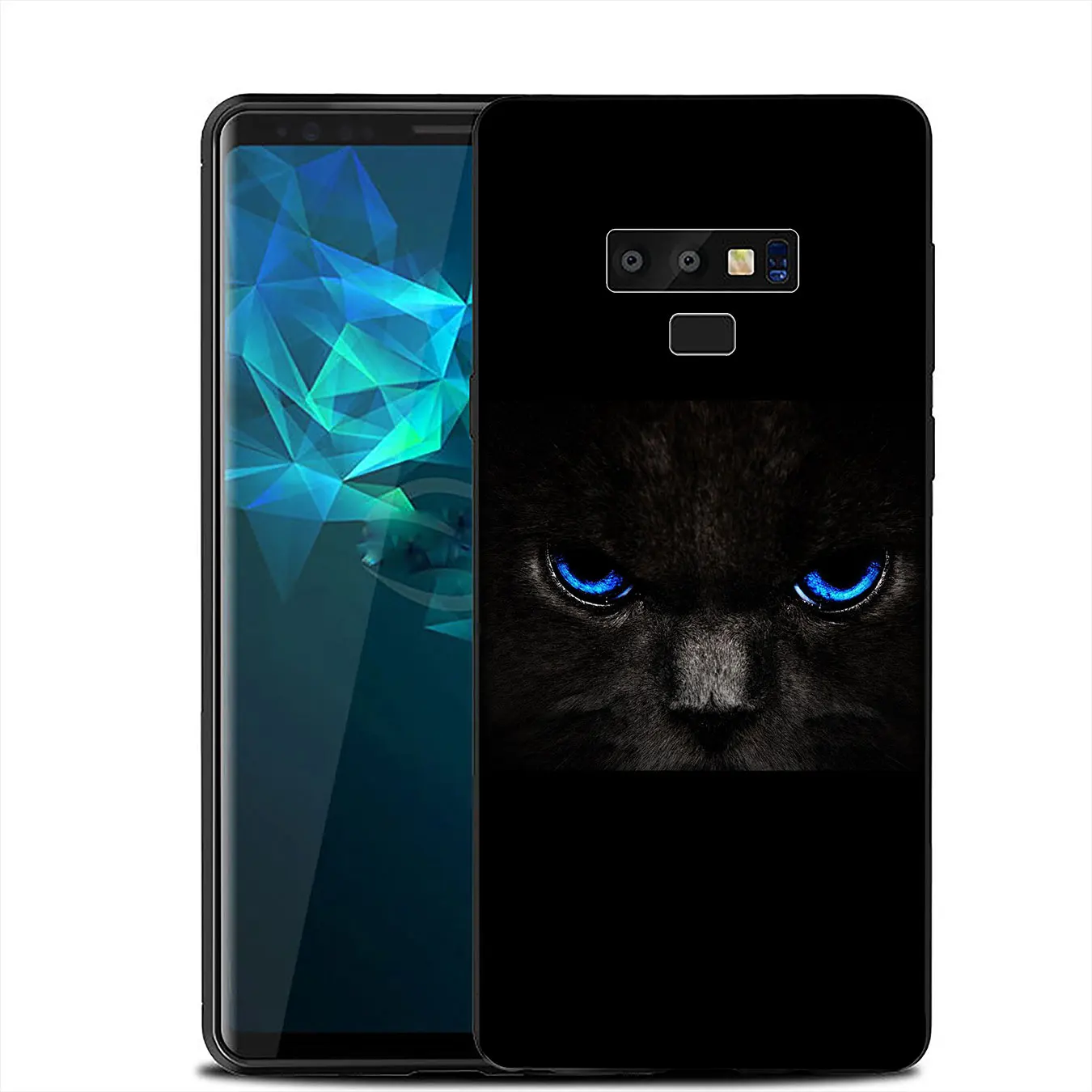 IYICAO British Shorthair cat Top Design Soft Case for Samsung Galaxy A6 A9 A8 A7 2018 A3 A5 2016 2017 Note 9 8 10 Plus Lite |