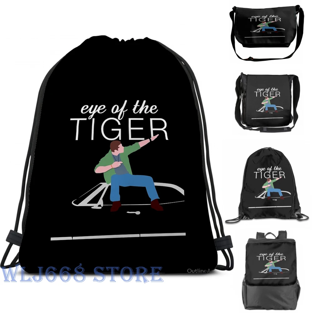 Funny graphic print shoulder Bags women Supernatural - Eye of the Tiger Single backpack travel for men Gym Bag | Багаж и сумки