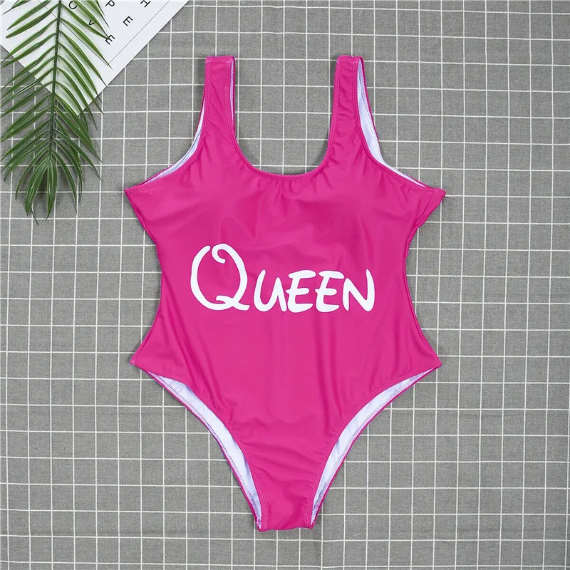 Розовые красные Семейные купальники комбинезон для мамы и дочки шорты папы сына