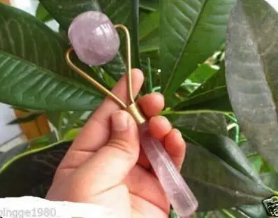 Натуральный Аметист Кварцевый Кристалл Массажная палочка мощное Исцеление | Дом