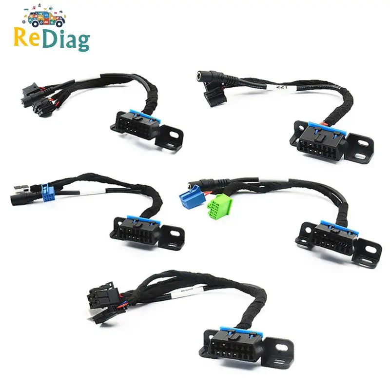 Тестовые кабели EIS ELV 5 в 1 для Mercedes Benz работает с XHORSE VVDI MB BGA TOOL и CGDI Prog MB|Кабели