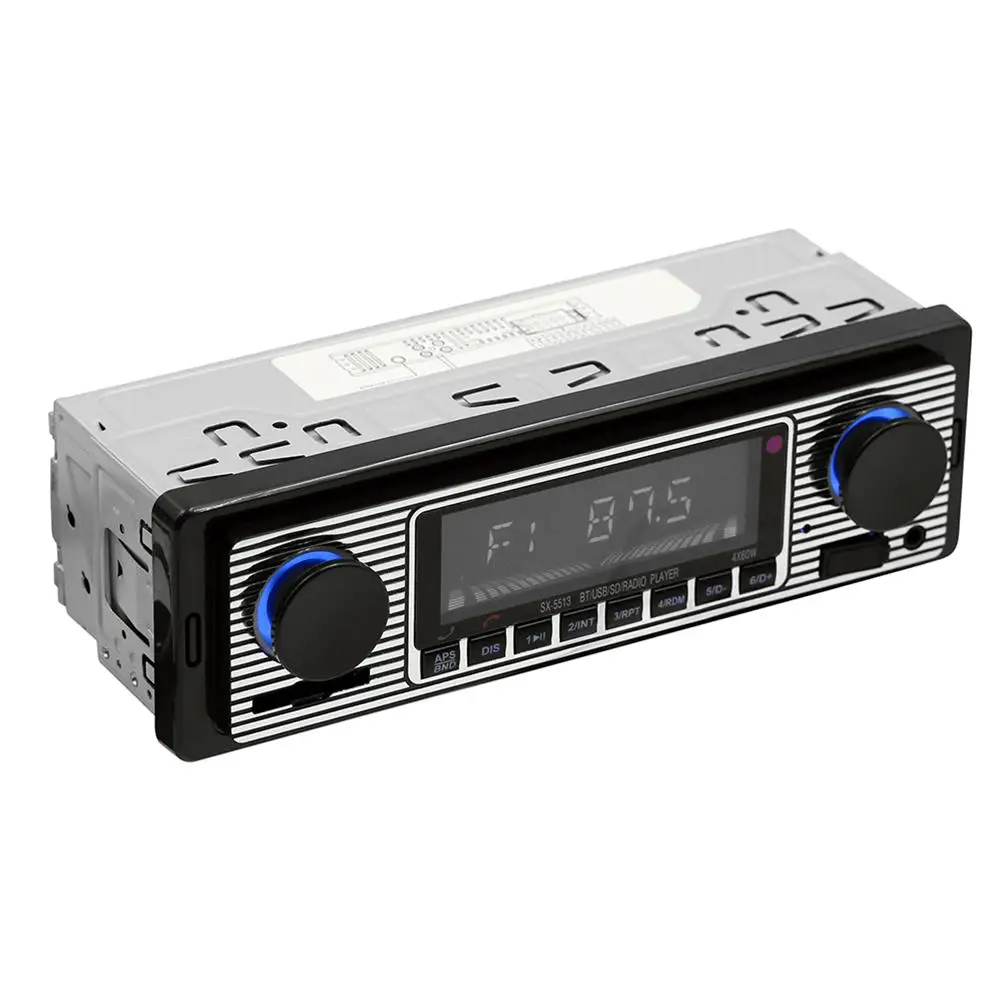 Винтажное автомобильное радио Dragonpad Bluetooth MP3 плеер стерео USB AUX классическое аудио