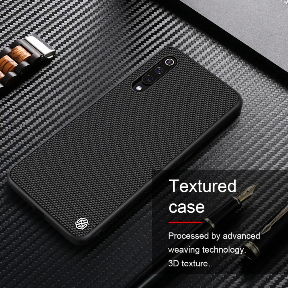 Чехол для Xiaomi Mi 9 Nillkin с роскошной текстурой деловая тонкая жесткая задняя крышка