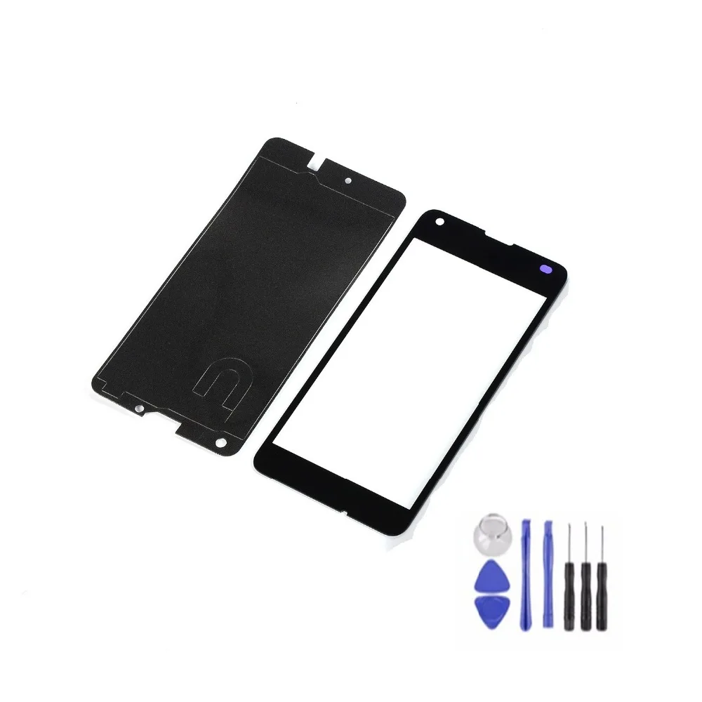 Для Nokia Lumia 550 N550 сенсорная панель сенсорного экрана дигитайзер стеклянная + клей