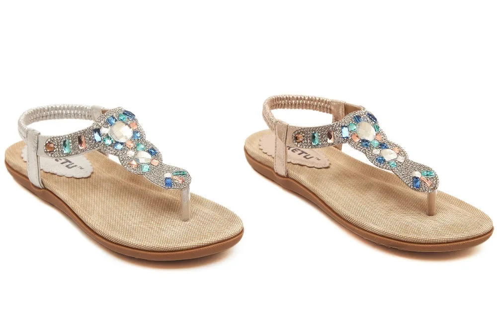 Женские босоножки на плоской подошве Размеры 35 41|beach shoes|sandal flatswomen sandals |