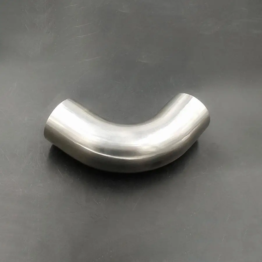 

102mm 4" OD lengthen 20mm SUS 304 Stainless Steel Sanitary Butt Weld 90 Deg Elbow Pipe Fitting Homebrew Beer