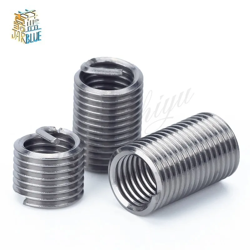 

20-50pcs M7/M9/M11*1.0*1D-3D Wire Thread Insert , M7-M11 Screw Bushing , 304 stainless steel Wire Screw Sleeve Thread Repair