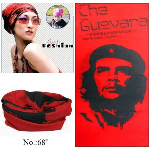 100 шт./лот оптовая продажа Red Hero Guevara микрофибра многофункциональные тюбики