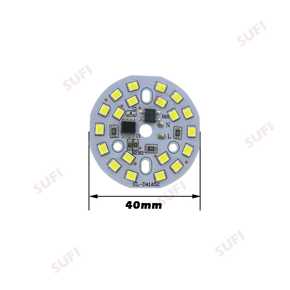 12W 10 шт. Смарт IC DIY светодиодный светильник SMD 3 Вт 5 Вт 7 Вт 9 Вт 12 Вт теплый белый чистый белый светильник с чипом вход 220 В для 3 5 7 9 12 Вт Светодиодный светильник - Испускаемый цвет: 12W