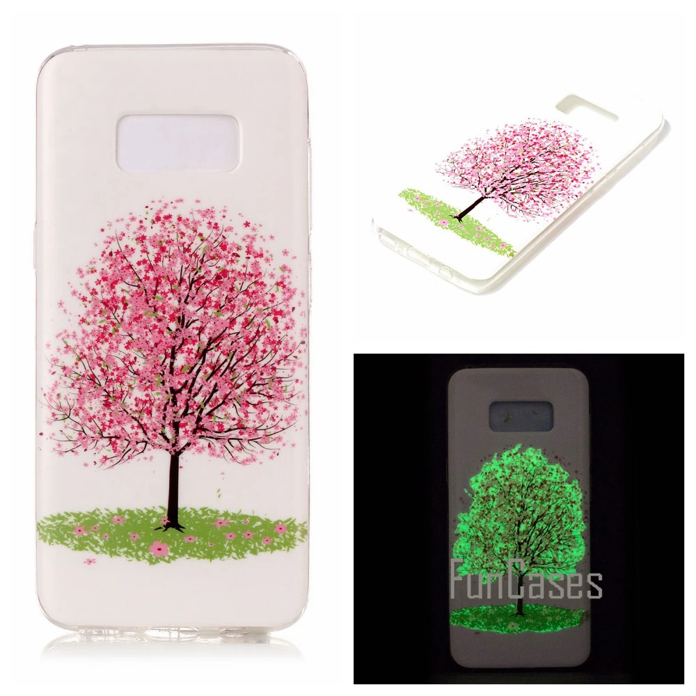 Световой чехол для Coque Samsung Galaxy S8 плюс силиконовый Чехол 6.2 дюймов gaxy telepono|case plus|case