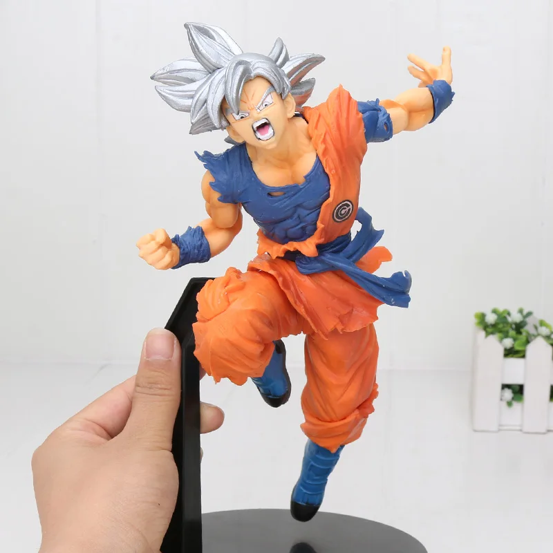 Dragon Ball Z BWFC лазурь фигурка Dragon Ball конечные солдаты синий гогета Бог, супер сайян Серебряный Сон Гоку ПВХ фигурка игрушка
