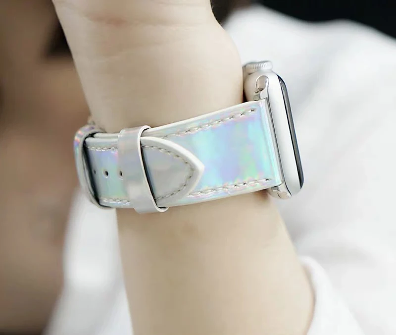 Ремешок кожаный для Apple Watch 38 мм 42 40 44 | Наручные часы