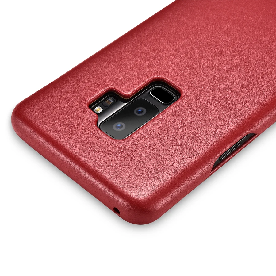 Новый для samsung S9 плюс S9Plus Роскошные Жесткий ПК + натуральная кожа флип полный