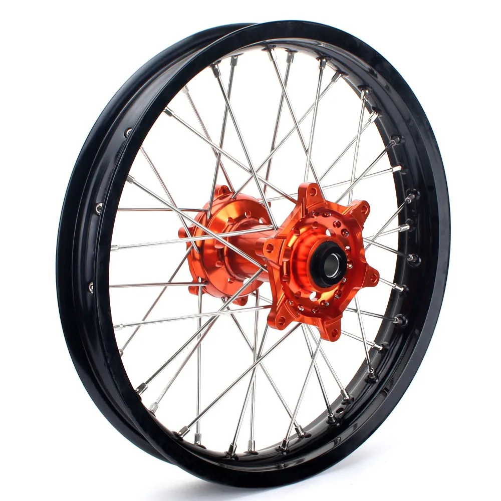 BIKINGBOY 21*1 6 18*2 15 MX Передние Задние колесные диски концентраторы для KTM SX F 250 350 450 150