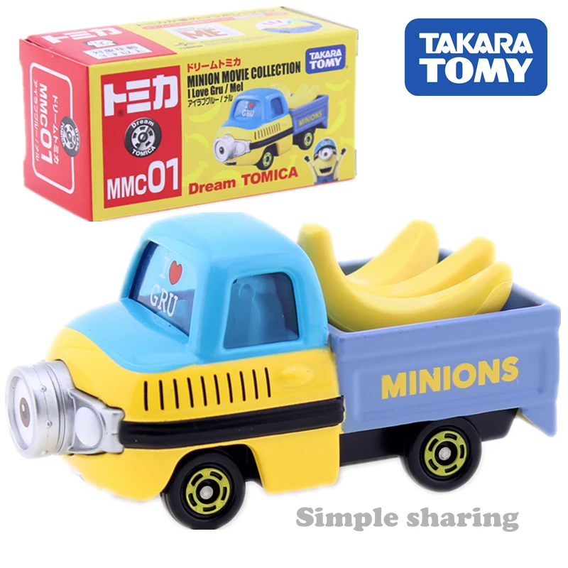 Takara Tomy Dream Tomica minion игрушечный автомобиль коллекционные игрушки MMC1 миниатюрный