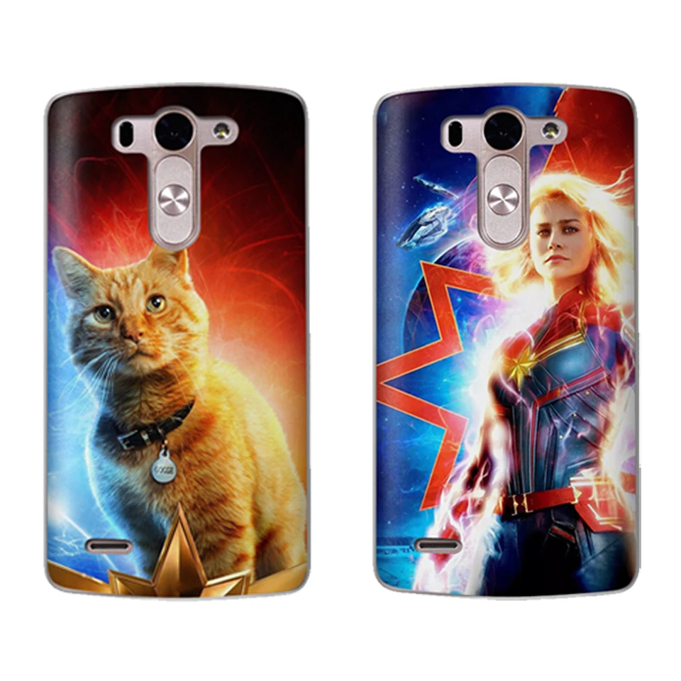 Case For LG G6 G4 G5 Q8 Q6 K8 K7 K10 2017 X Power 2 Cat Captain Marvel iron Man America Phone Cases Coque Fundas Etui |