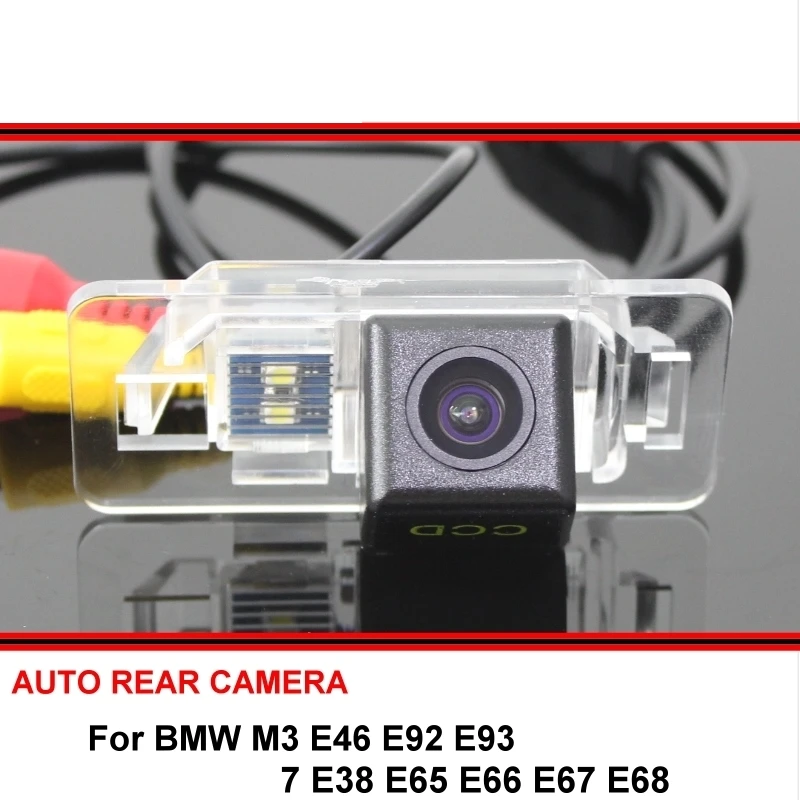 Для BMW 7 E38 E65 E66 E67 E68 M3 E46 E92 E93 SONY HD CCD заднего вида парковочная камера ночное