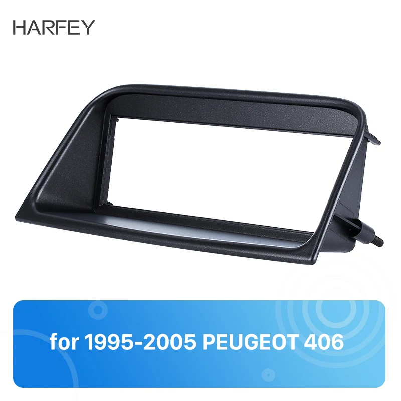 Harfey 1Din автомобильный Радио фасции для 1995 1996 2005 PEUGEOT 406 Стайлинг стерео тире CD аудио