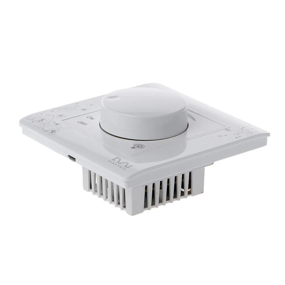 1 комплект роскошный настенный переключатель яркости цвета слоновой кости белый