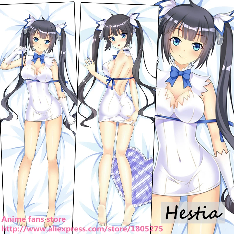 

Cute Anime Pillowcase Is It Wrong to Try to Pick Up Girls in a Dungeon Hestia decorative Hugging Body Pillow Case Cover