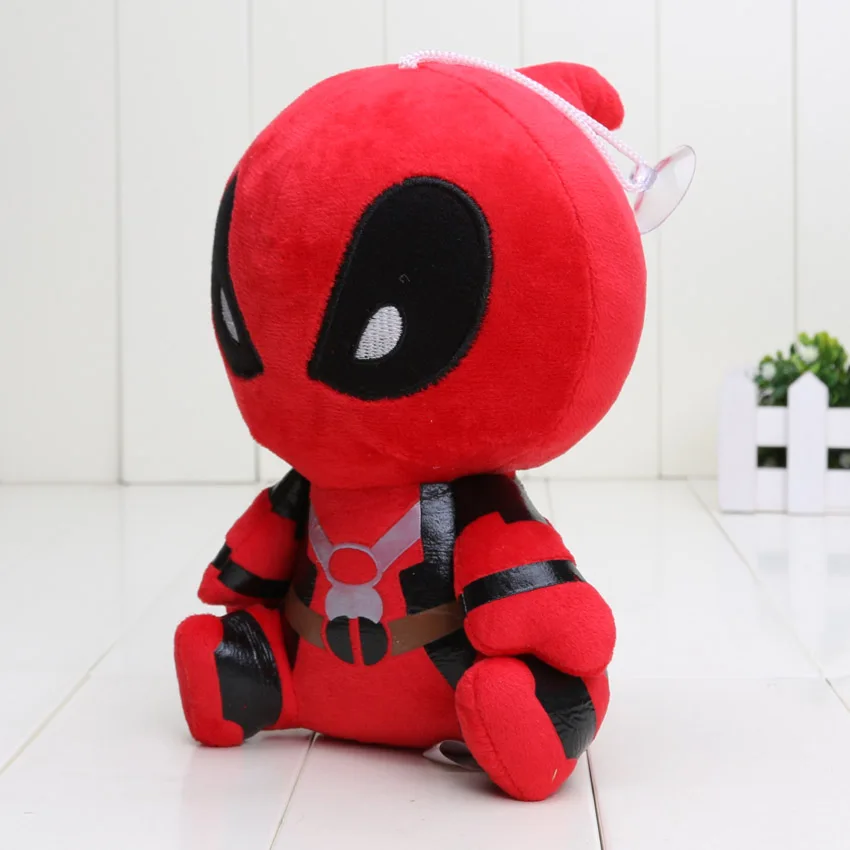 18 см милые Marvel мстители дэдпул плюшевые игрушки мягкие куклы кулон брелки детский подарок