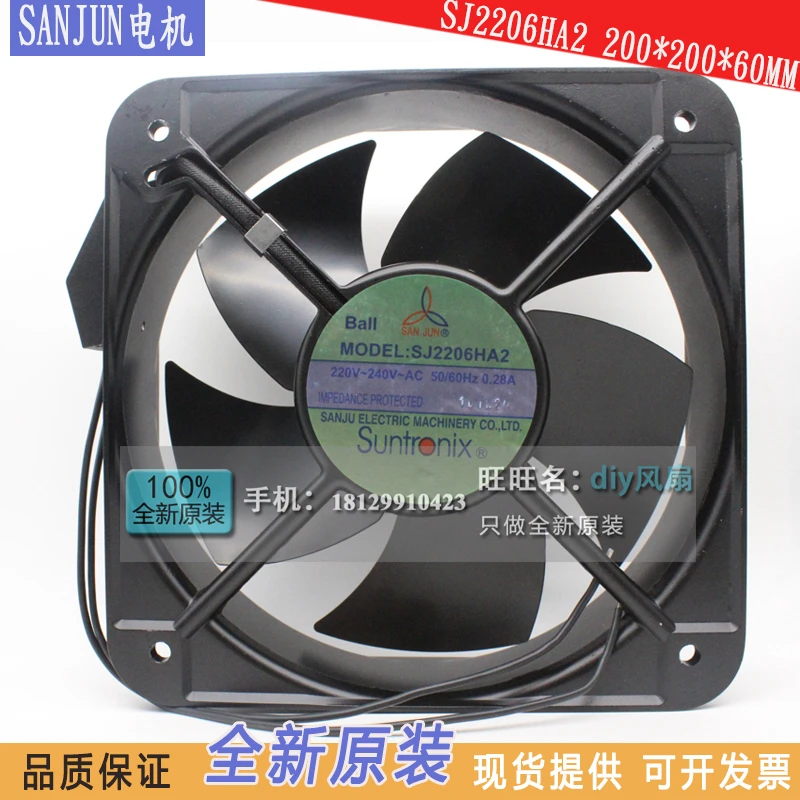 Novo para San Elevadas de Metal Ventilador de Refrigeração Suntronix Ac220v Tolerar Temperaturas Jun Sj2206ha2 Ha3 Ha1