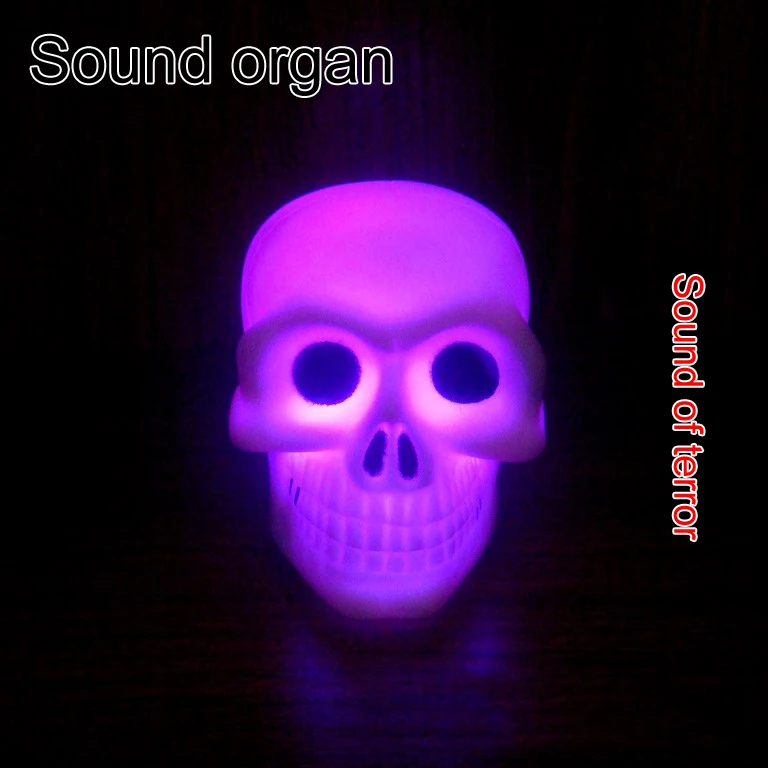 

Reality chamber of escape props theme terror sound organs skulls unlock light shooting skull eyes Takagism room game